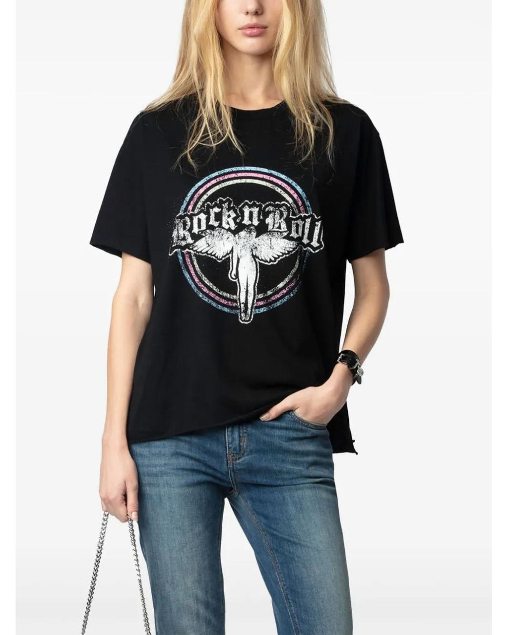 Remera zadig strass